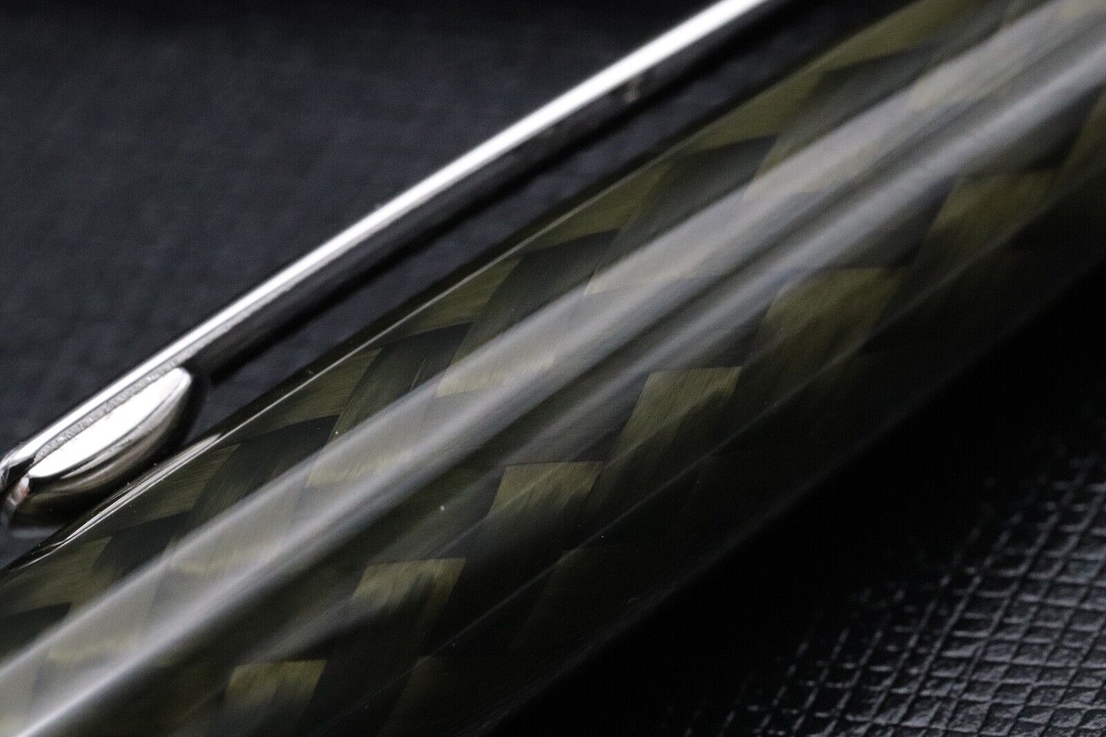 Montblanc Meisterstuck 163 Classique Carbon Steel Rollerball Pen image 3