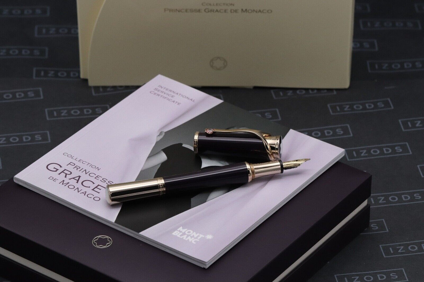 Montblanc Princesse Grace de Monaco Purple Fountain Pen - UNUSED image 0
