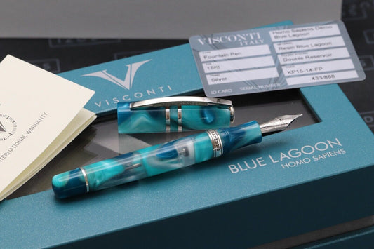 Visconti Homo Sapiens Blue Lagoon LE Fountain Pen - UNUSED image 1
