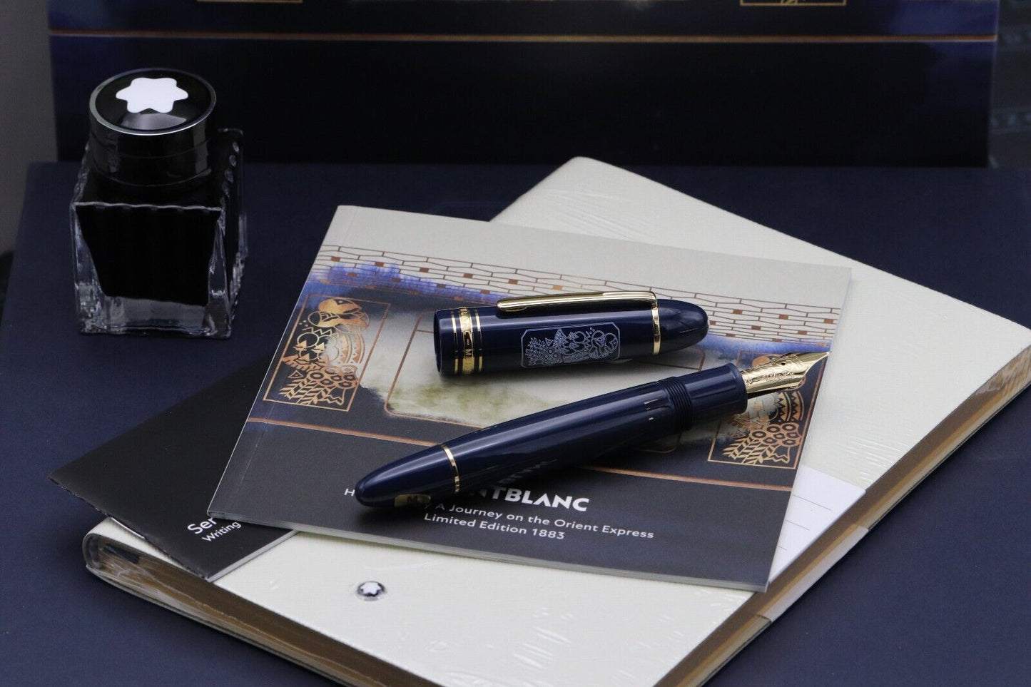 Montblanc Meisterstuck 149 Orient Express LE1883 Fountain Pen - UNUSED image 0