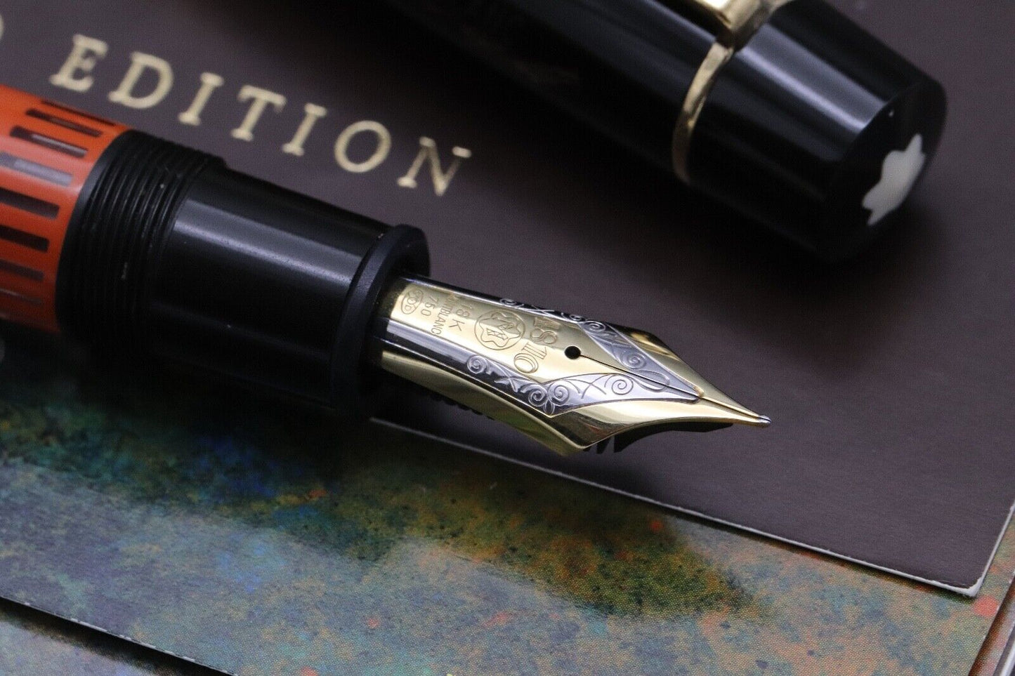 Montblanc Writers Edition Ernest Hemingway Fountain Pen - NEVER INKED - Fine Nib image 2