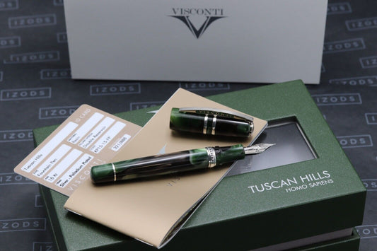 Visconti Homo Sapiens Tuscan Hills LE Fountain Pen - 18k Extra Fine - UNUSED image 0