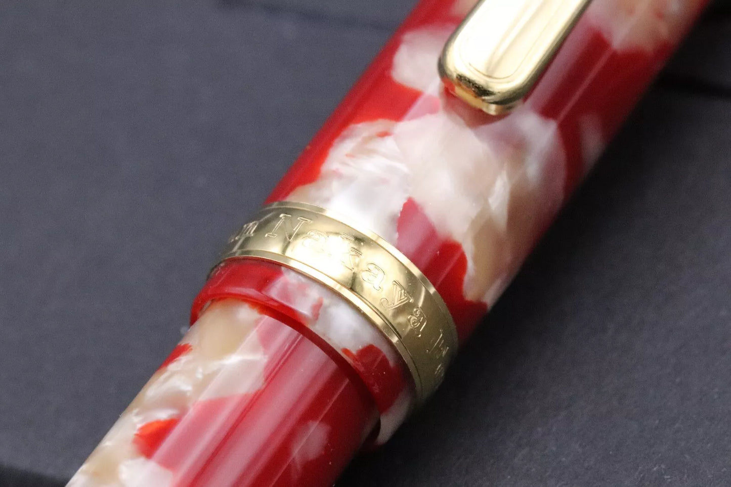 Nakaya Koi Goldfish Celluloid Fountain Pen - 14k Fine Nib image 5