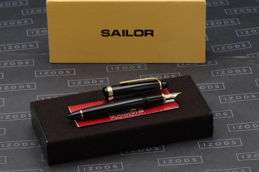 Sailor 1911 Black GT Fountain Pen - 1980's image 0