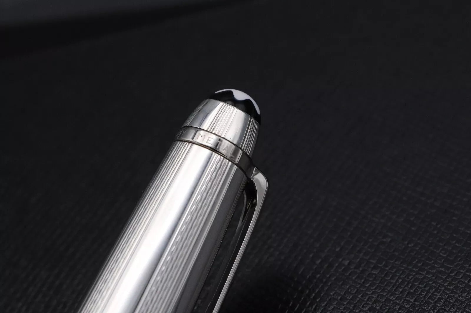 Montblanc Meisterstuck 144 Classique Pure Silver Solitaire Fountain Pen image 8