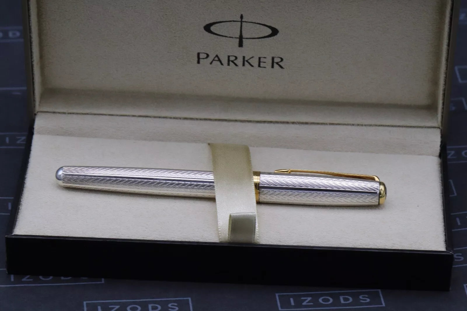 Parker Sonnet Fougere Sterling Silver Fountain Pen - 1993 image 5