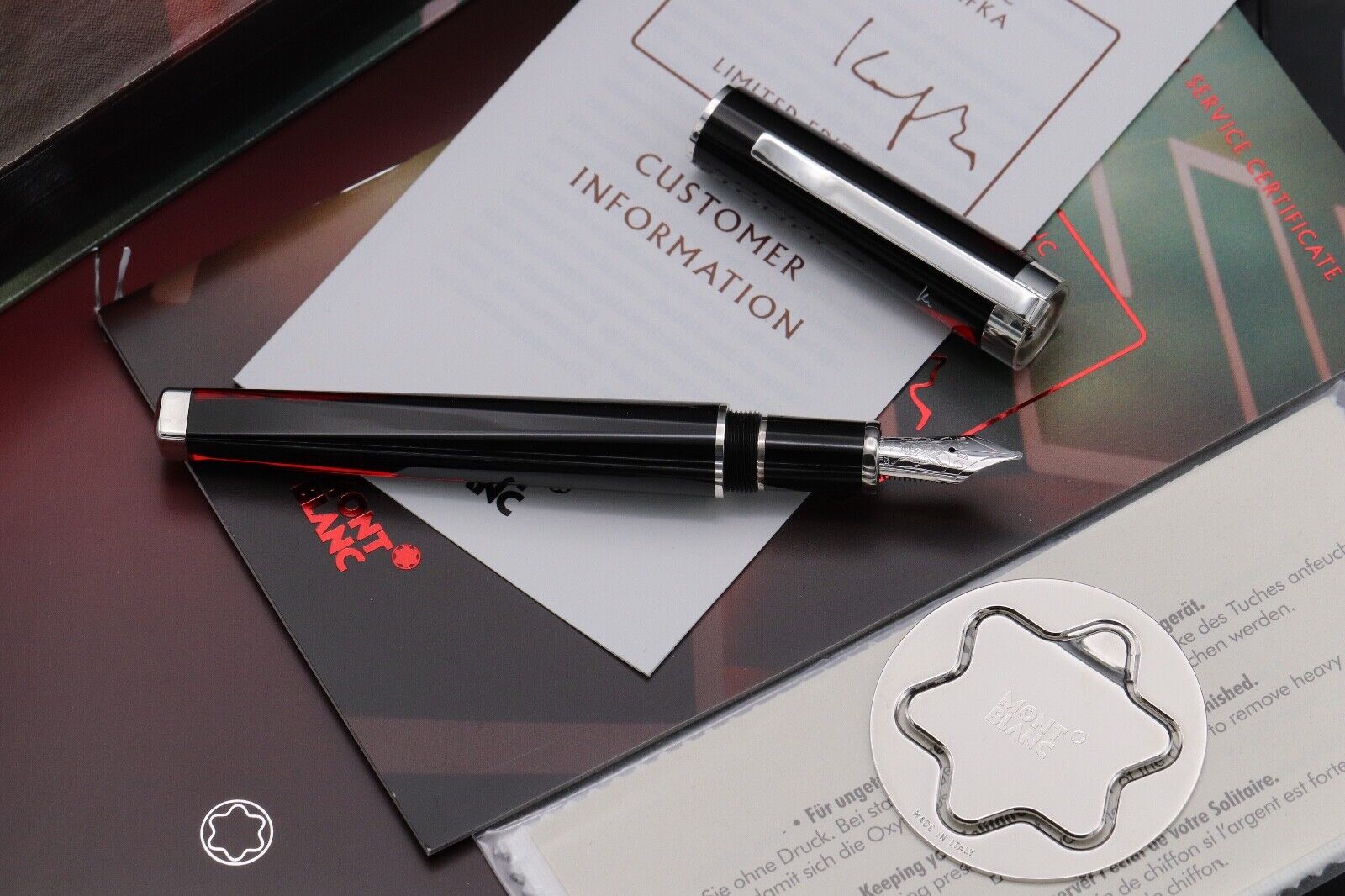 Montblanc Writers Edition Franz Kafka Fountain Pen - UNUSED - Broad Nib image 1