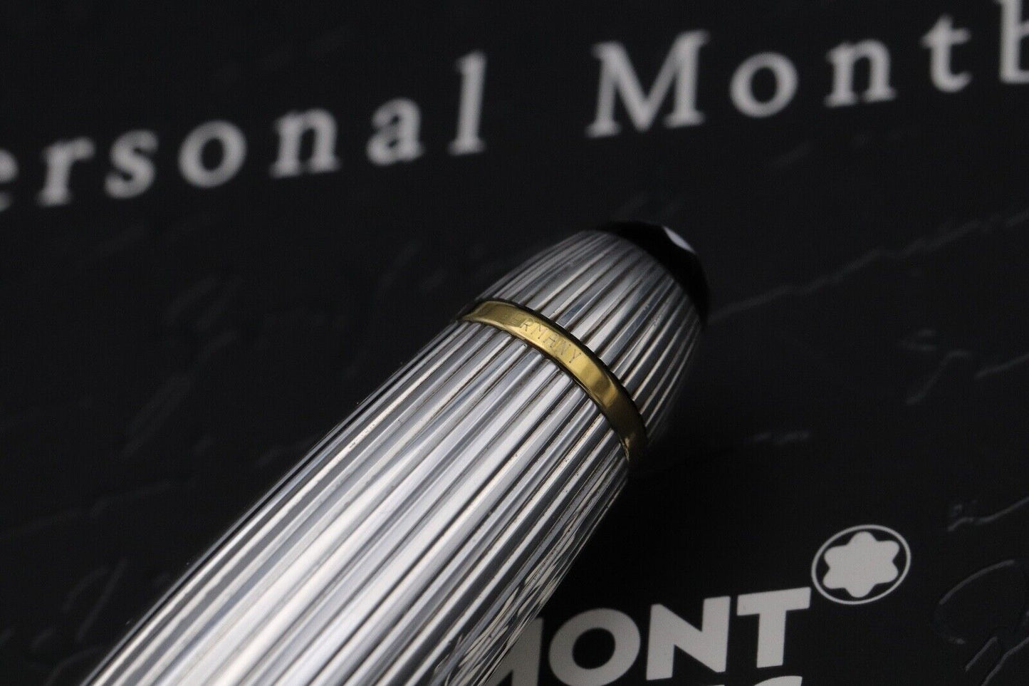Montblanc Meisterstück 146 LeGrand Sterling Silver Pinstripe Fountain Pen image 8