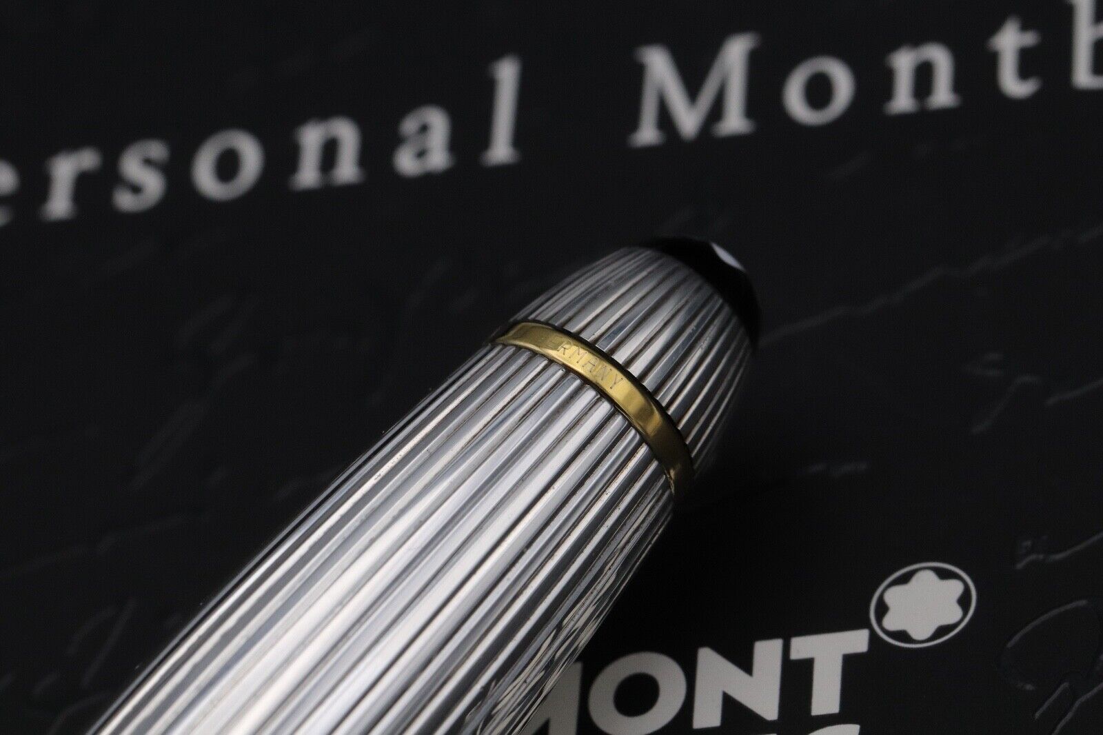 Montblanc Meisterstück 146 LeGrand Sterling Silver Pinstripe Fountain Pen image 8