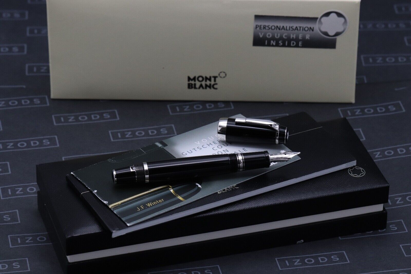 Montblanc Boheme Platinum Line No Stone Fountain Pen - Broad Nib image 0