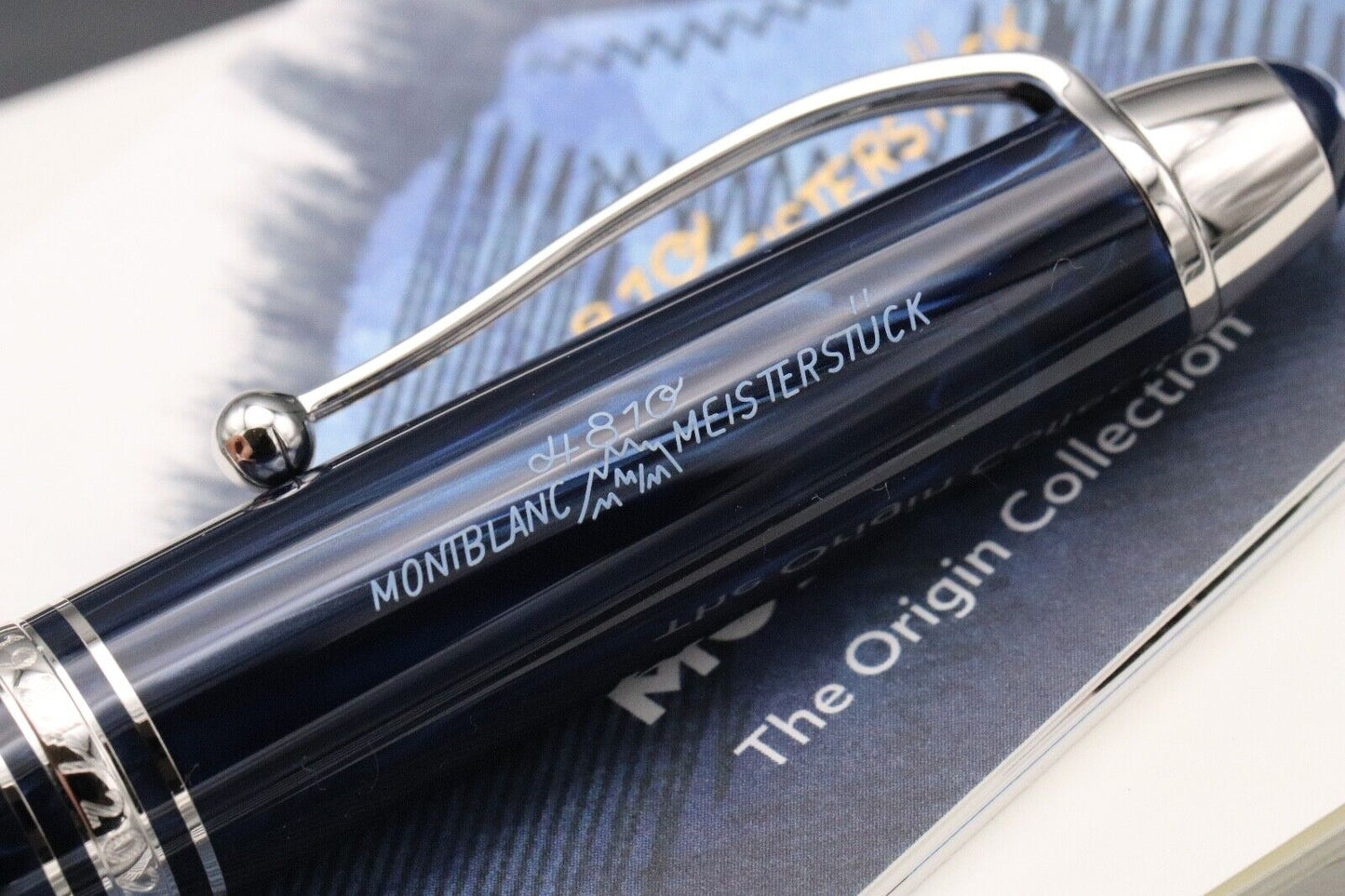 Montblanc Meisterstuck LeGrand 'Origin Collection' Blue Rollerball Pen - UNUSED image 3