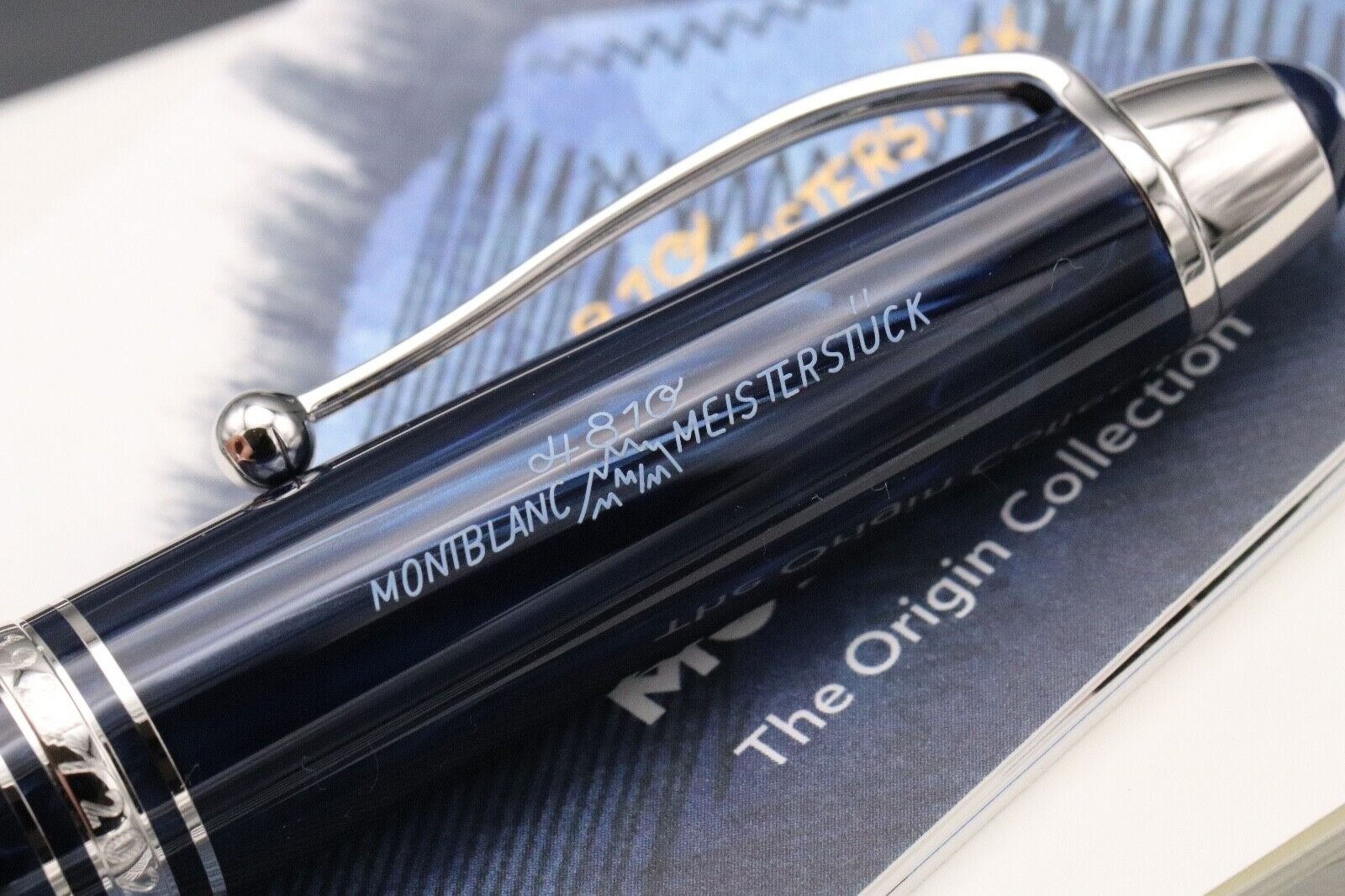 Montblanc Meisterstuck LeGrand 'Origin Collection' Blue Rollerball Pen - UNUSED image 3