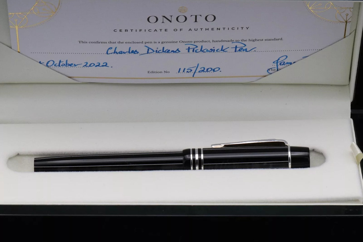 Onoto Magna Charles Dickens Pickwick Limited Edition Fountain Pen - Stub Sorowka image 9