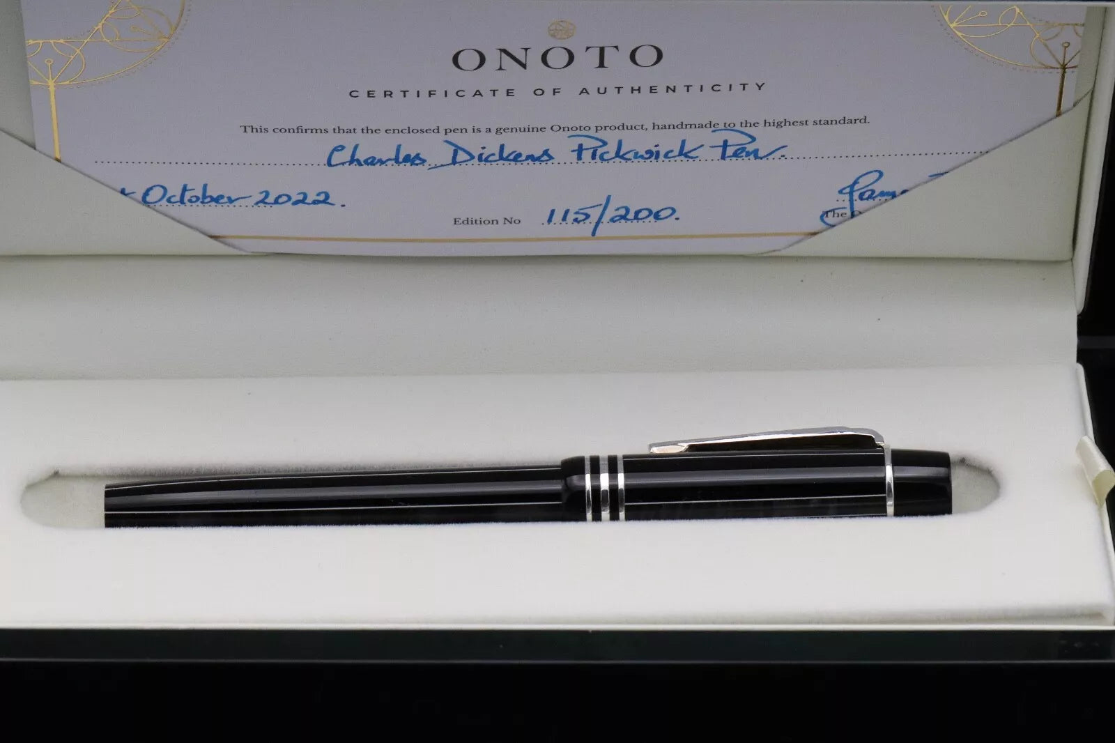 Onoto Magna Charles Dickens Pickwick Limited Edition Fountain Pen - Stub Sorowka image 9