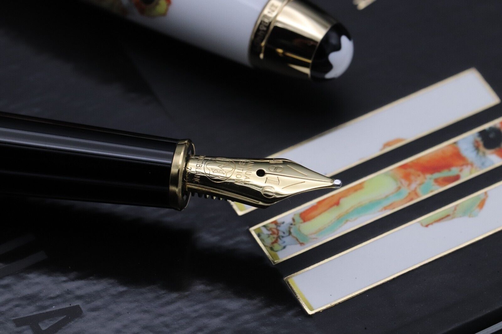 Montblanc Meisterstuck Classique Ann Edition 2007 Pulcinella Fountain Pen UNUSED image 2