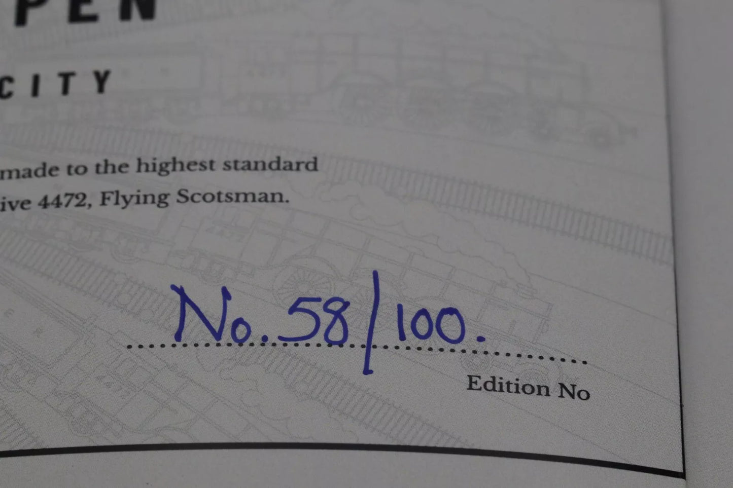 Onoto Flying Scotsman Apple Green LE100 Fountain Pen image 10