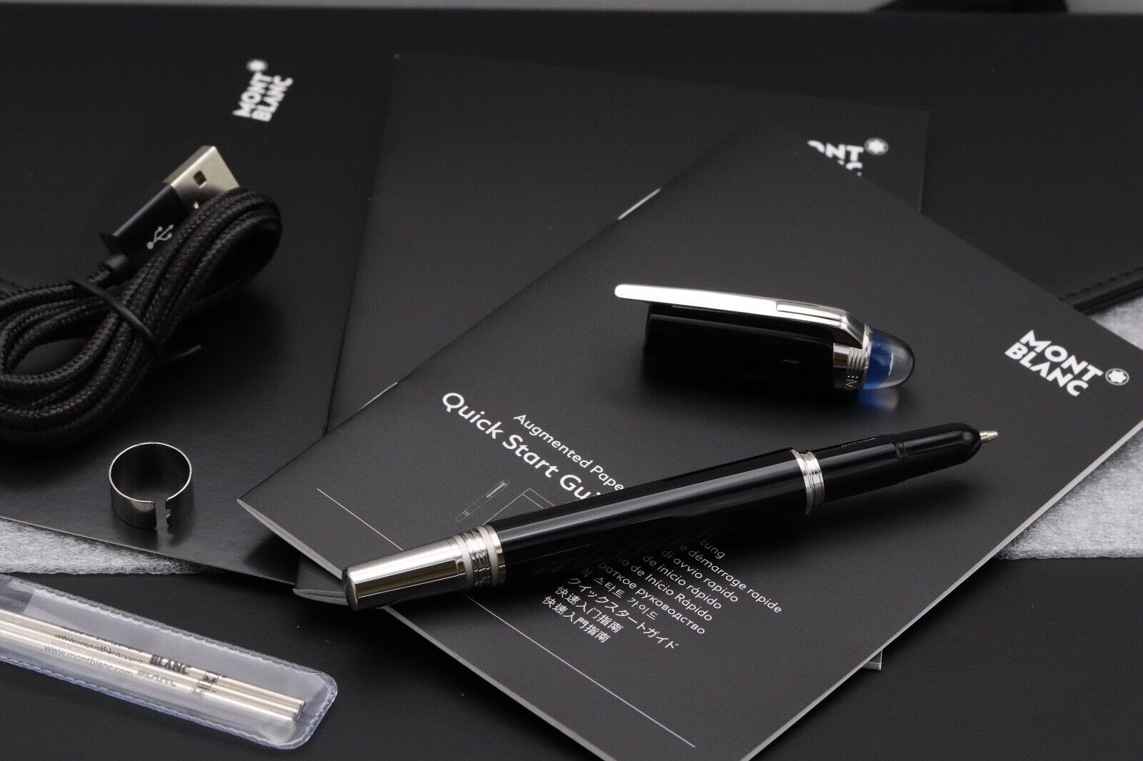 Montblanc Starwalker Urban Spirit Ballpoint Augmented Paper Set - UNUSED image 1