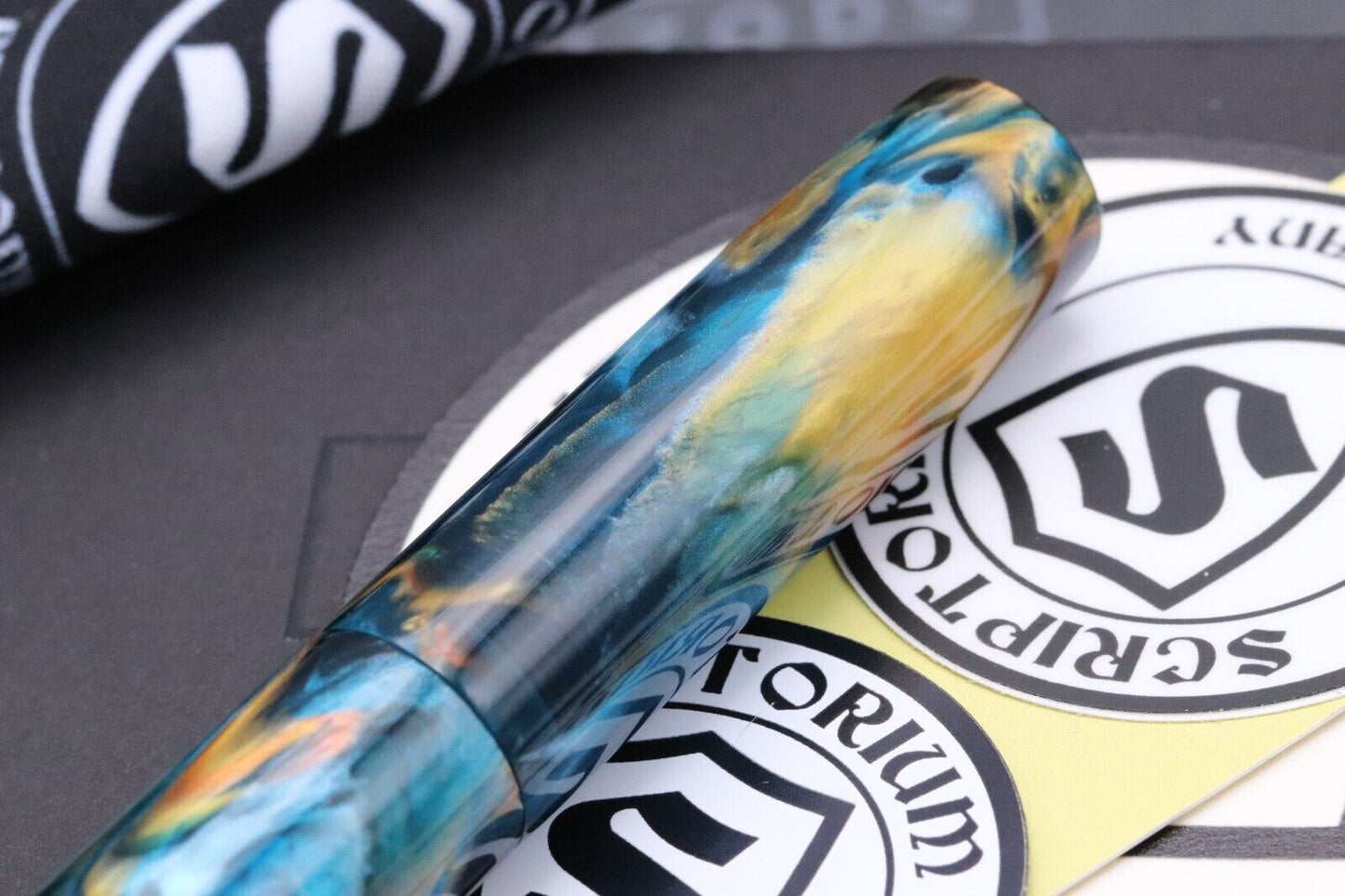 Scriptorium Idyll Dupras Twilight Cenote Fountain Pen - 1.5 Stub image 4