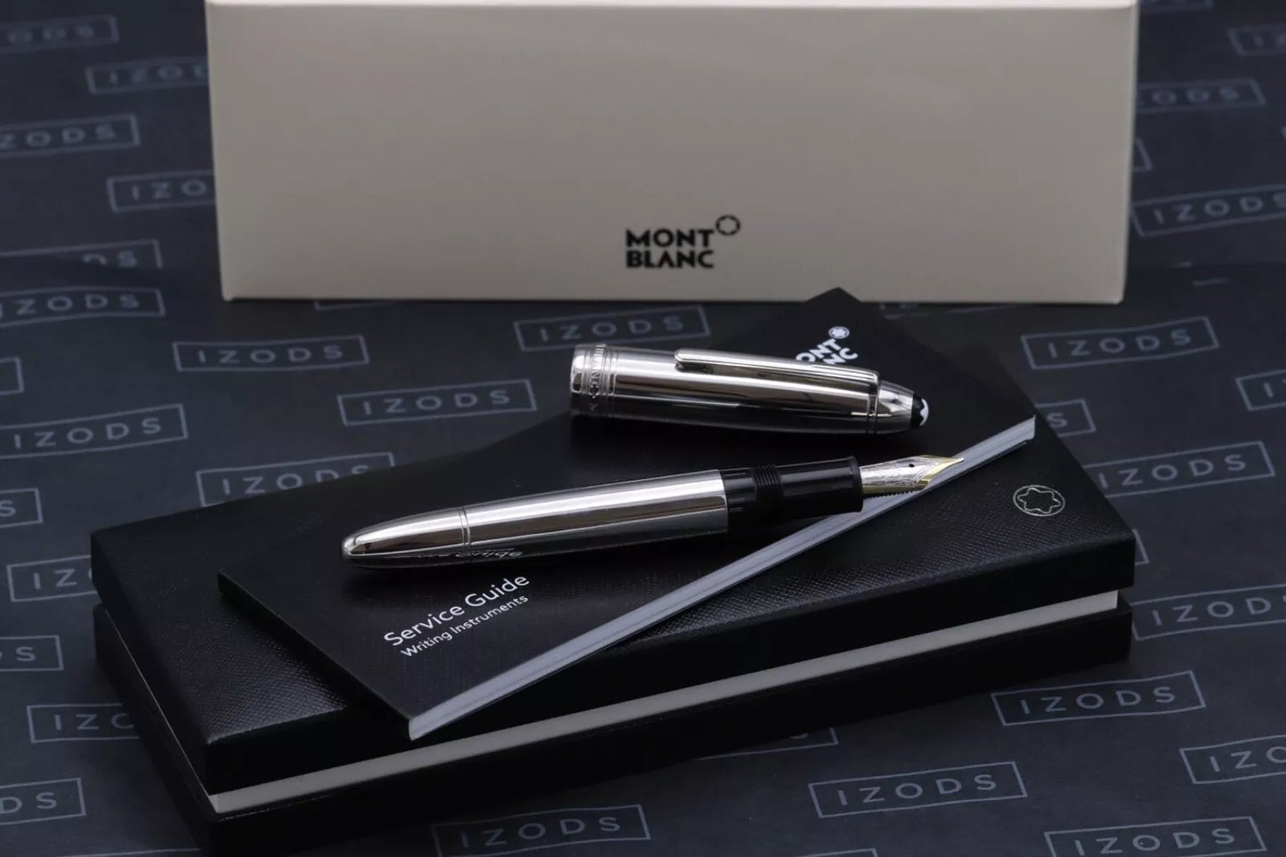 Montblanc Meisterstuck 146 LeGrand Steel Fountain Pen image 0