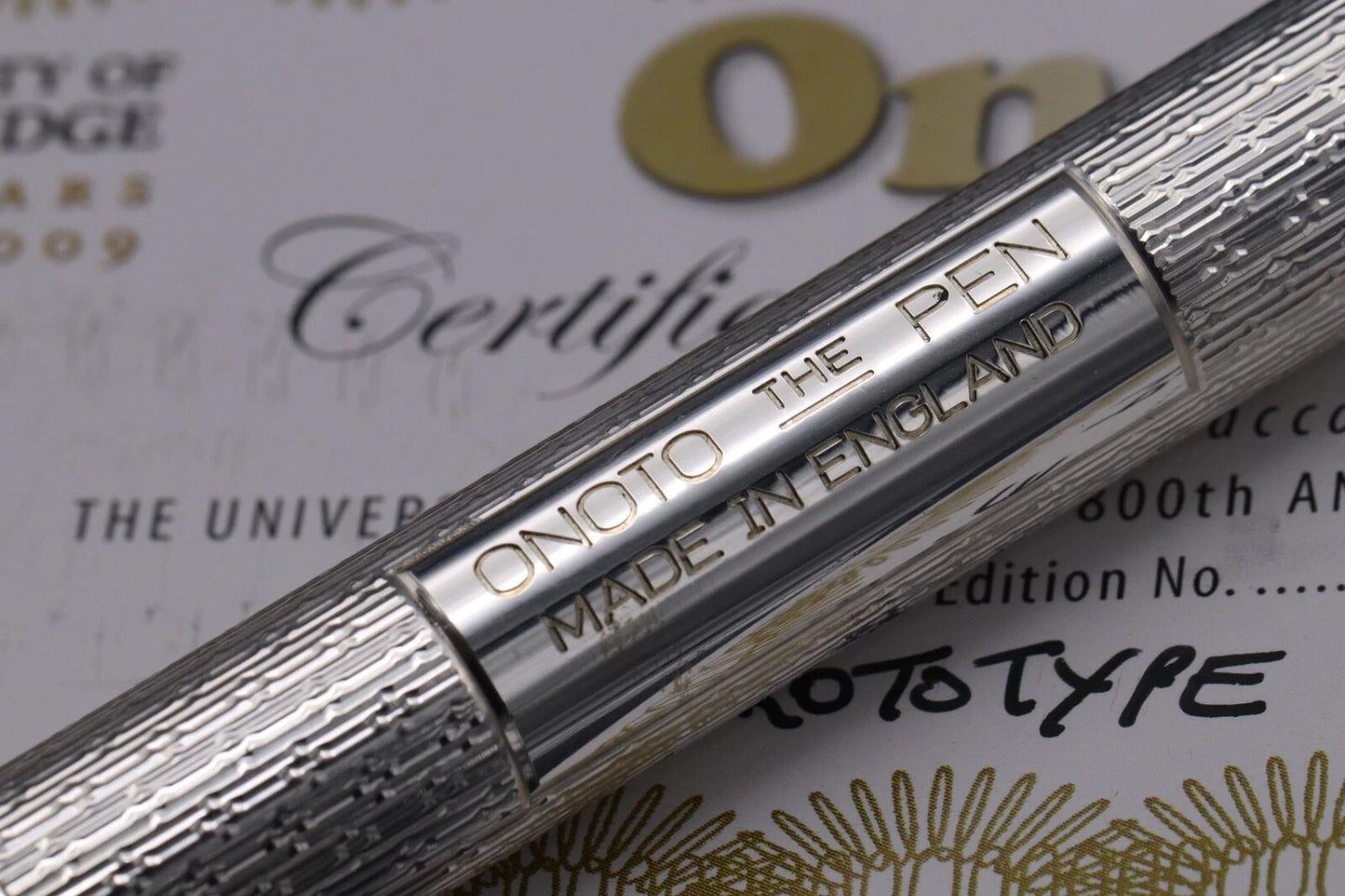 Onoto University of Cambridge Silver Prototype Limited Edition Fountain Pen image 12
