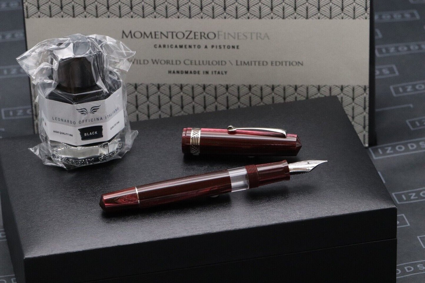 Leonardo Momento Magico Wild World Finestra Panjin LE10 Celluloid Fountain Pen image 0