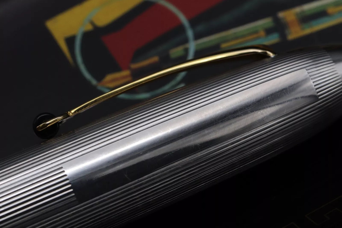 Omas Ogiva Sterling Silver Black Fountain Pen image 6