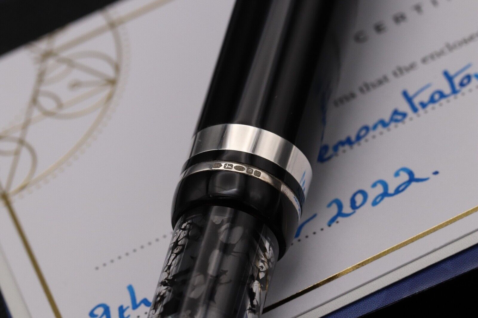 Onoto Magna Diffusion Demonstrator Prototype Fountain Pen - #8 18k B Nib image 5