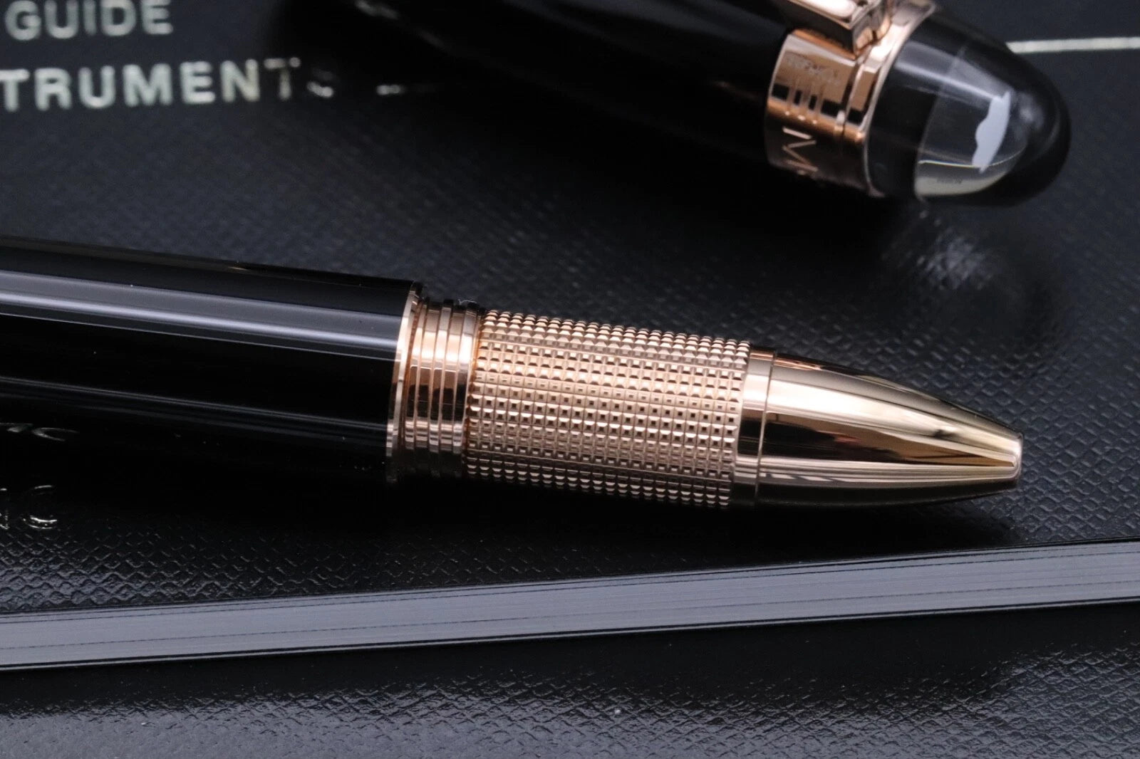 Montblanc Starwalker Red Gold Resin Rollerball / Fineliner Pen - UNUSED image 4