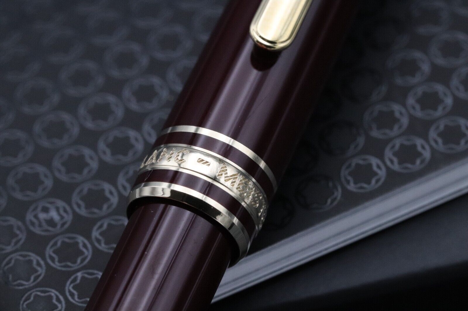 Montblanc Meisterstück 114 Mozart Bordeaux Fountain Pen - NEVER INKED image 3