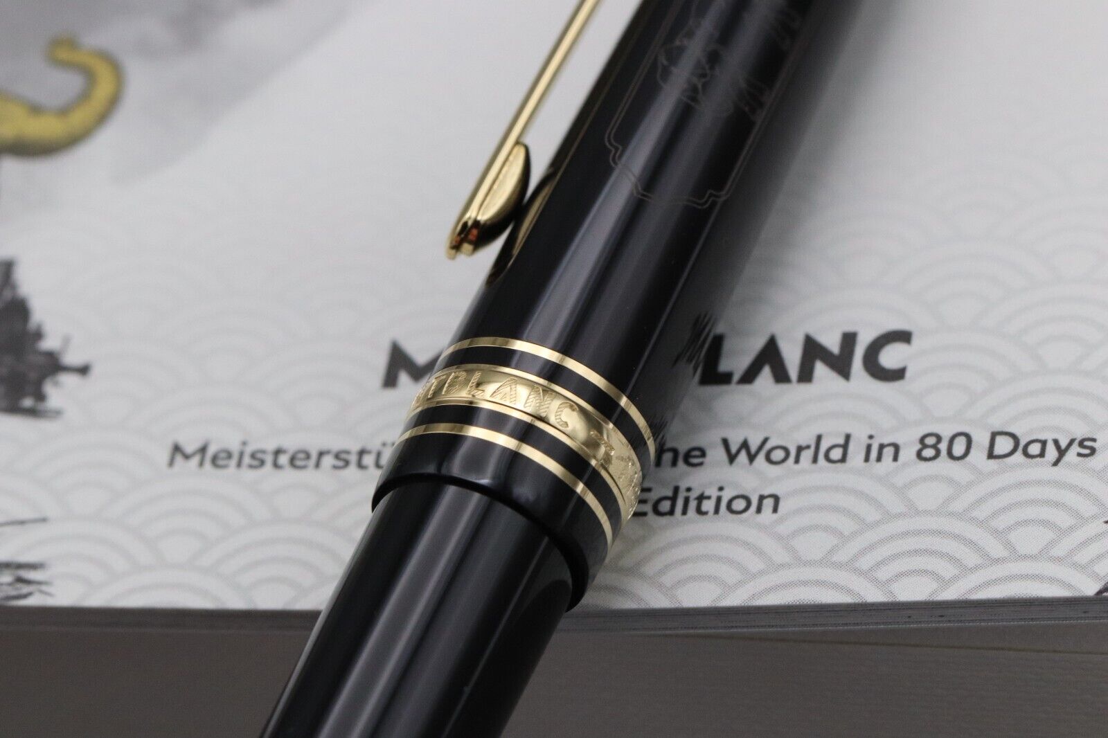 Montblanc Meisterstuck Classique Around The World in 80 Days Fountain Pen UNUSED image 5