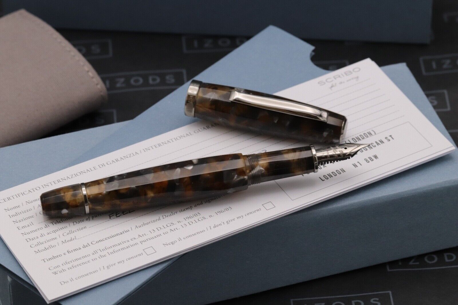SCRIBO Feel Inverno Fountain Pen - 18k Medium Nib image 1