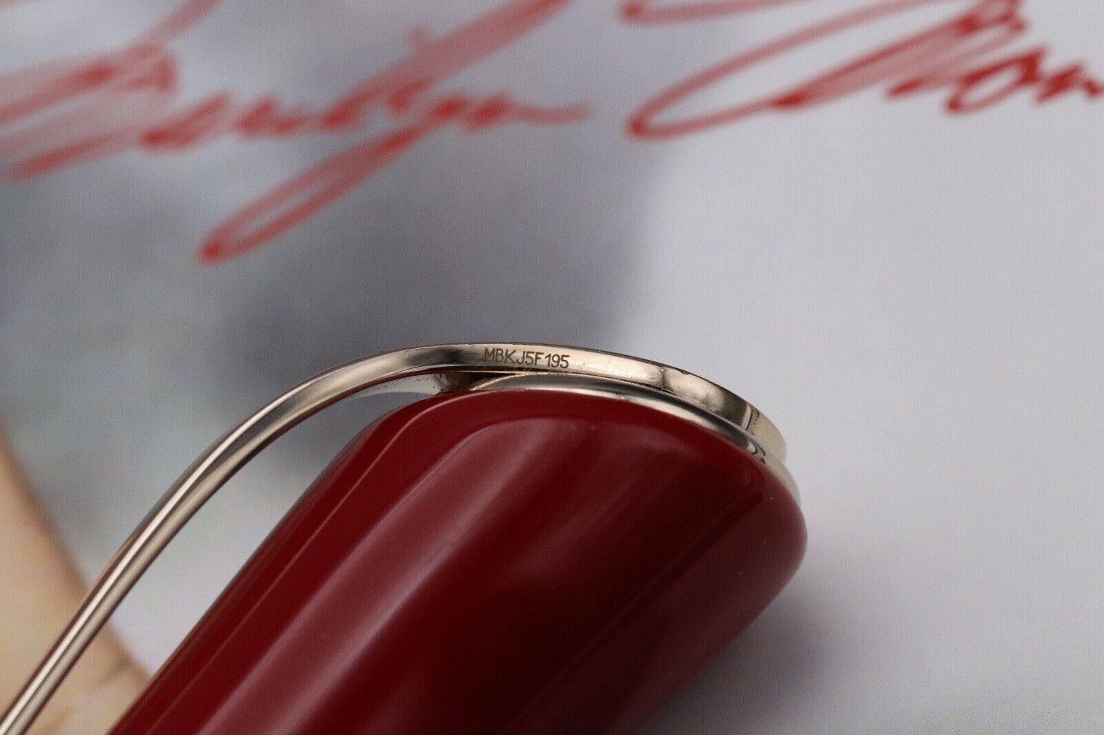 Montblanc Muses Marilyn Monroe Red Ballpoint Pen image 4