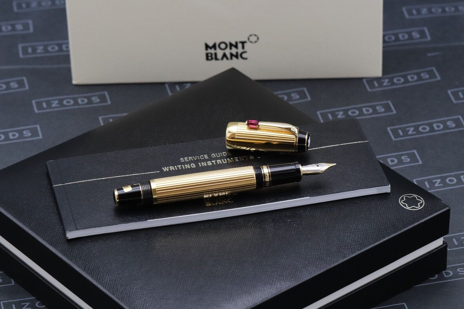 Montblanc Boheme Rouge Gold-Plated Fountain Pen image 0