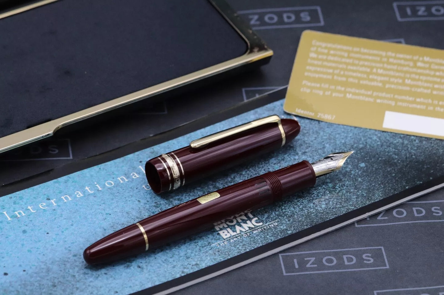 Montblanc Meisterstuck 146 LeGrand Bordeaux Fountain Pen - 1991-92 - OM Nib image 8