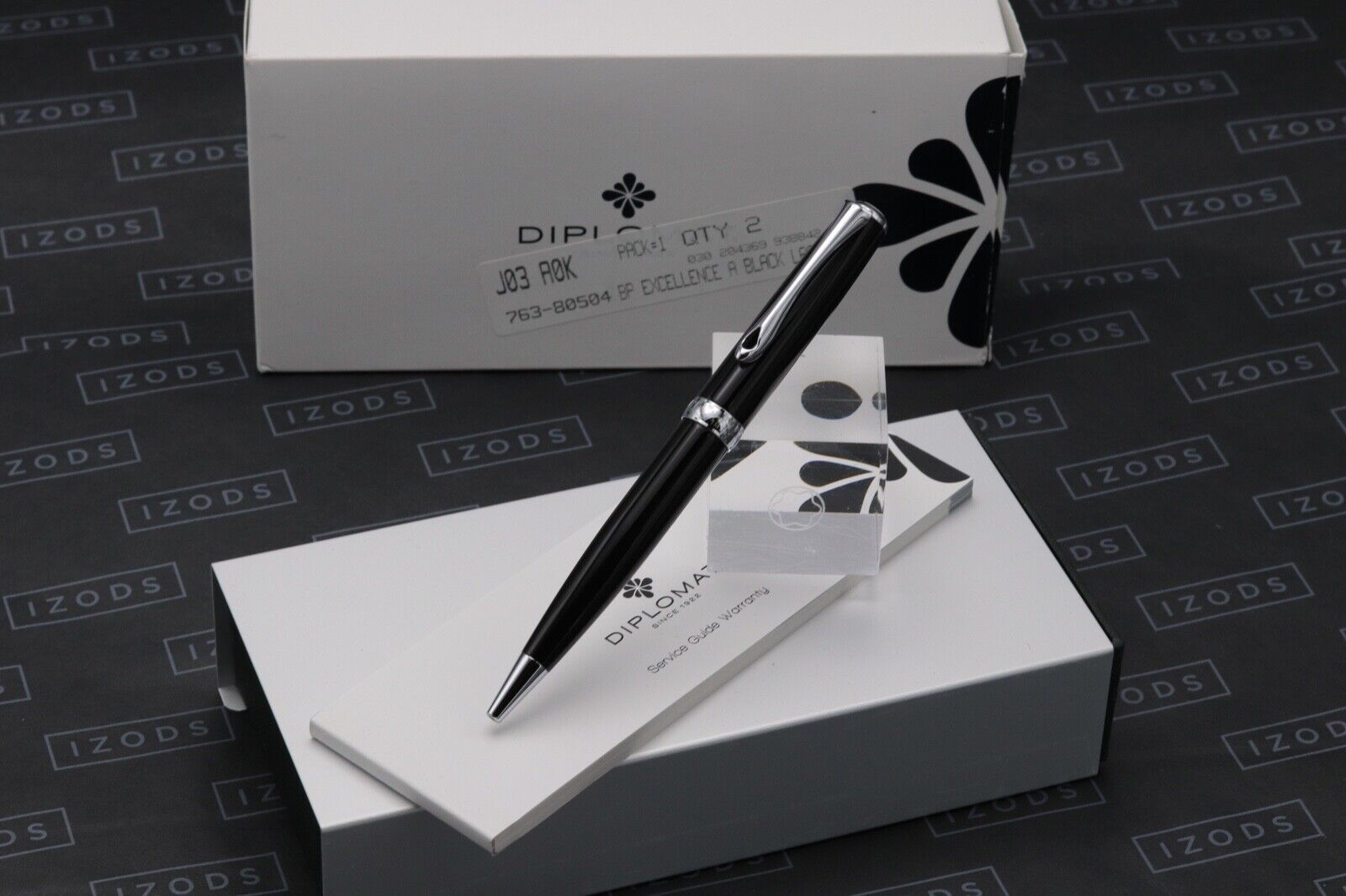 Diplomat Excellence Black Lacquer Ballpoint Pen image 0