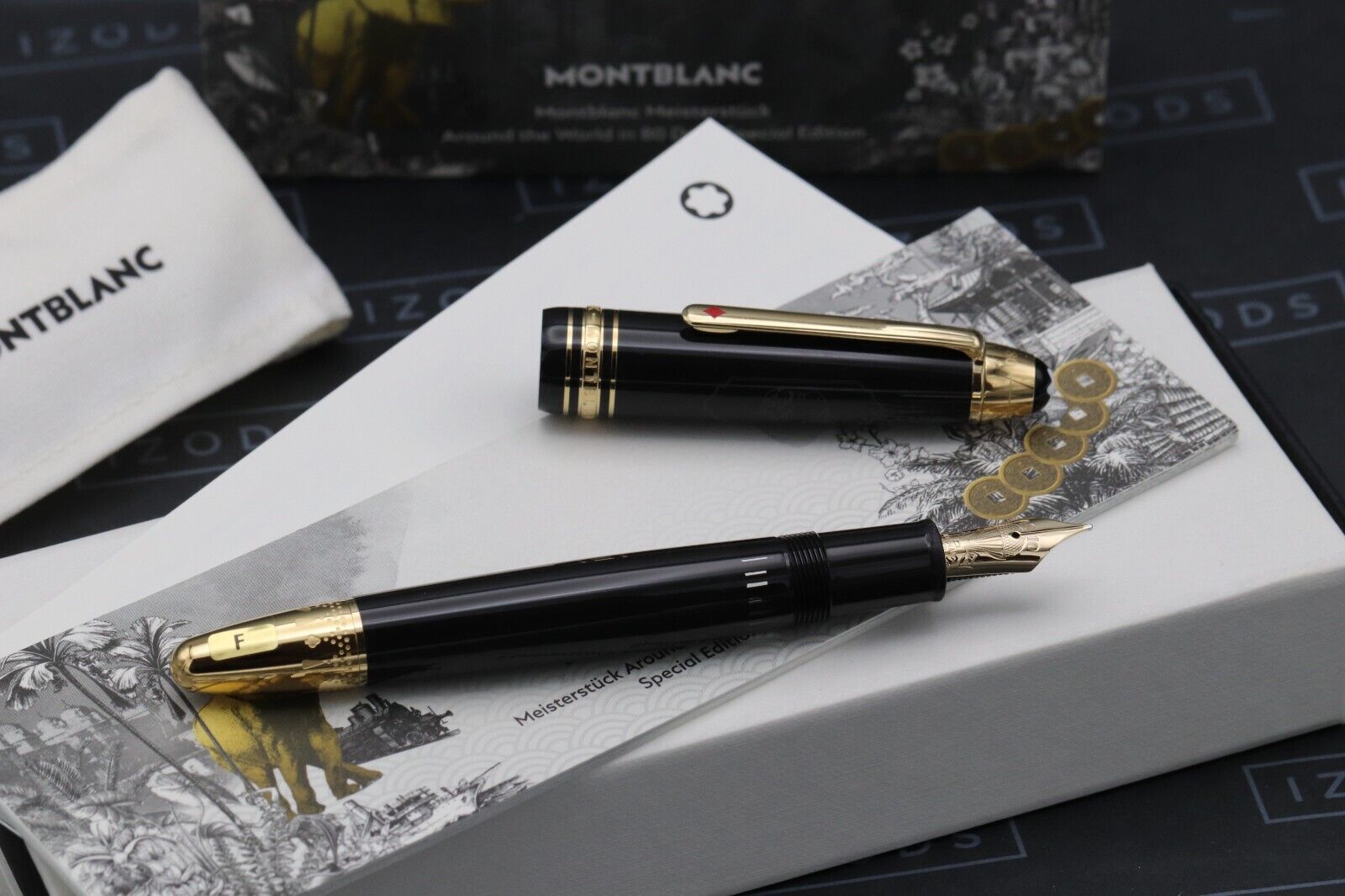 Montblanc Meisterstuck LeGrand Around The World in 80 Days Fountain Pen - UNUSED image 1