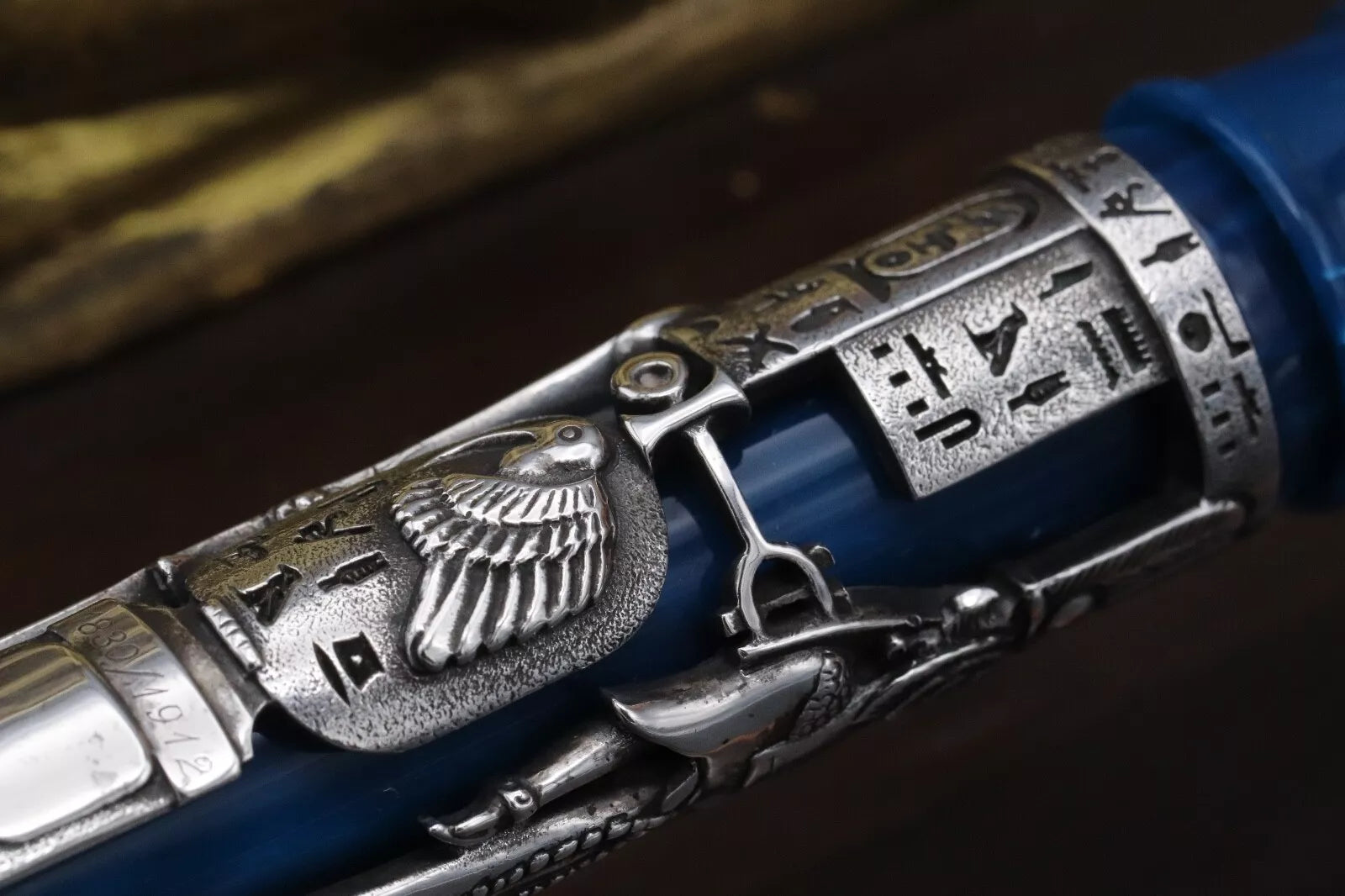 Montegrappa Luxor Blue Nile Celluloid Limited Edition Fountain Pen - Fully Overhauled by Montegrappa 2025 image 14