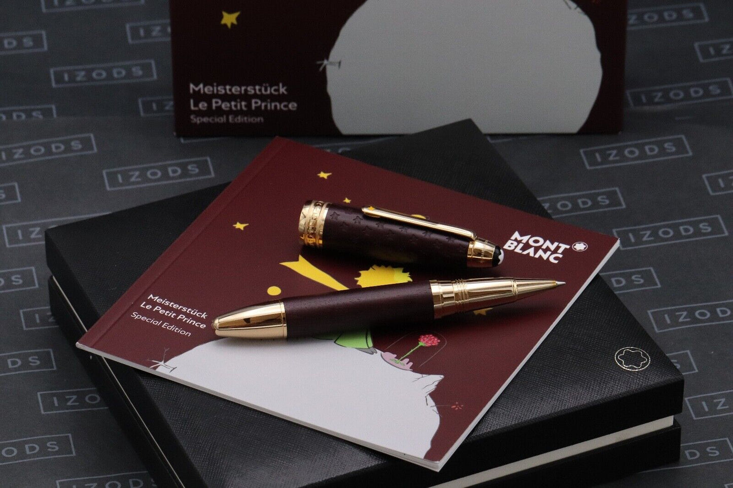 Montblanc Meisterstuck LeGrand Petit Prince Planet Solitaire Rollerball Pen image 0