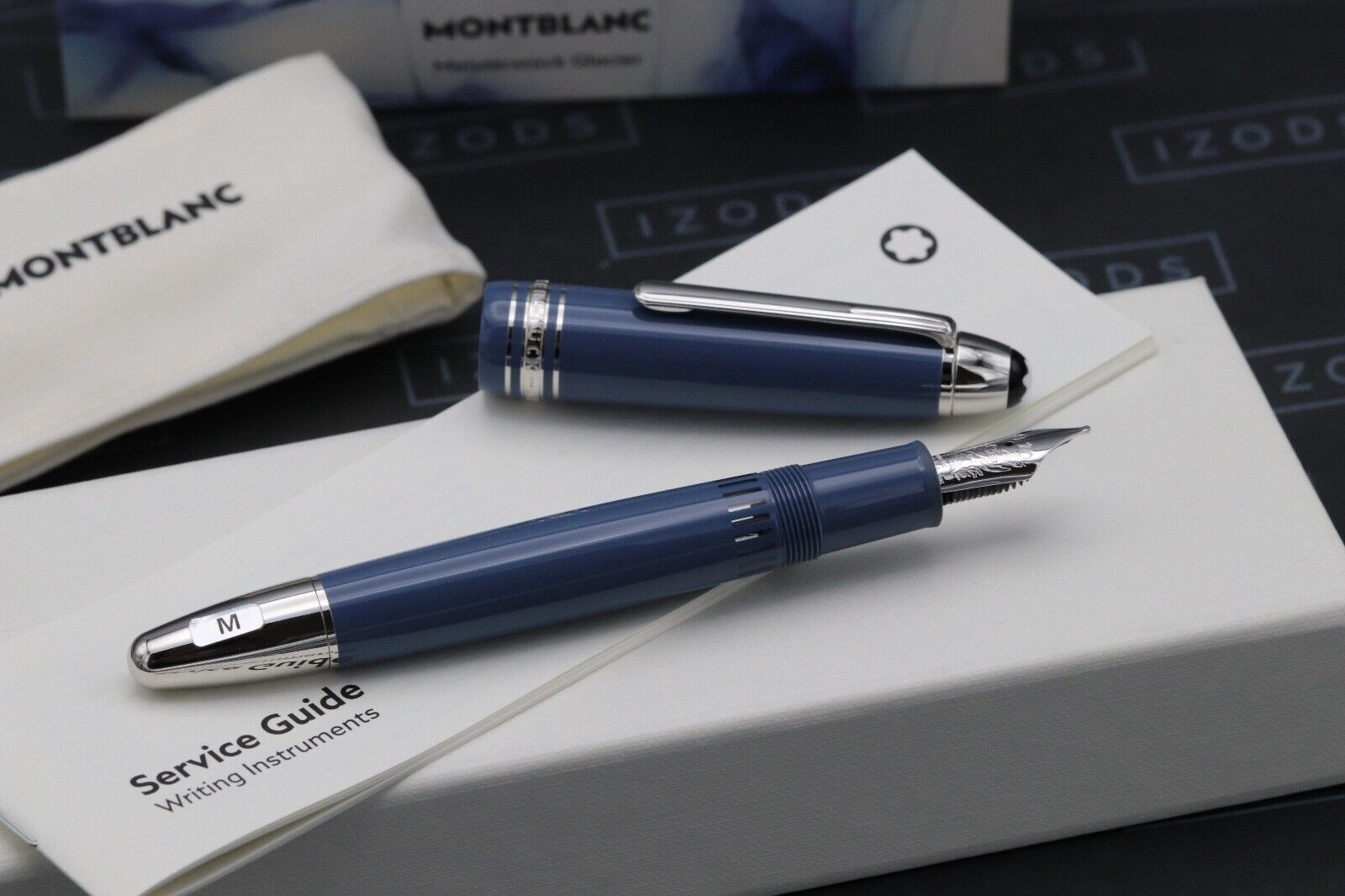 Montblanc Meisterstuck 146 LeGrand Glacier Fountain Pen image 1