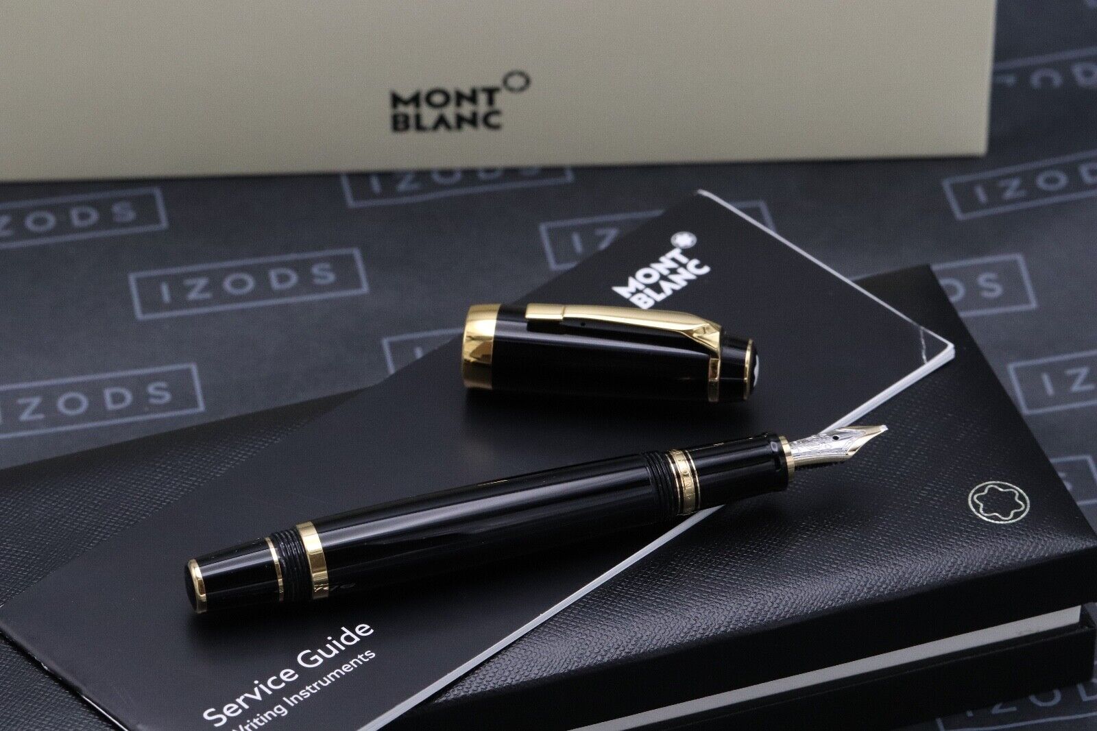 Montblanc Boheme Gold Line No Stone Midsize Fixed Nib Fountain Pen - BB Nib image 1