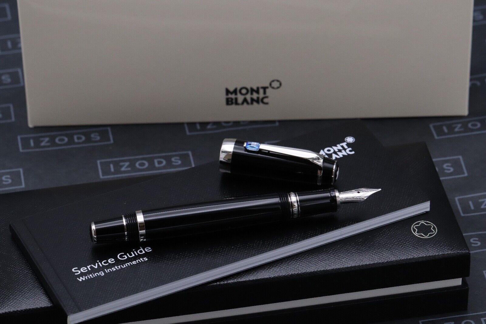 Montblanc Boheme Bleu Midsize Fixed Nib Fountain Pen - UNUSED image 1