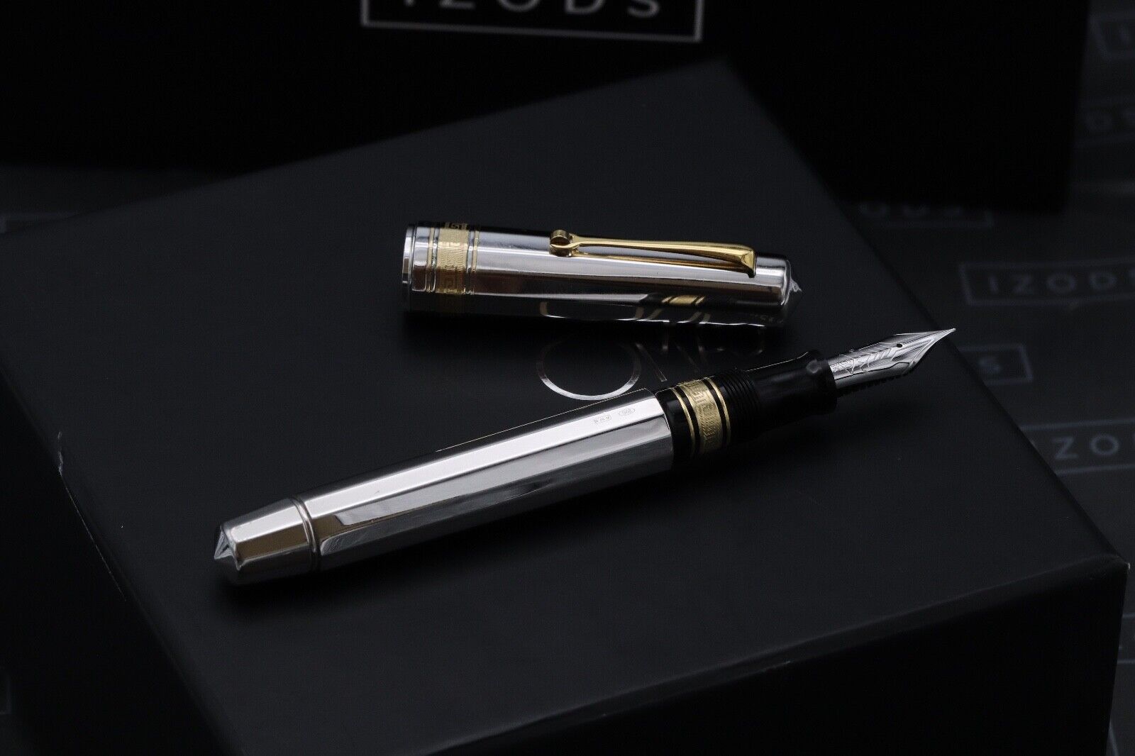 Omas Paragon Sterling Silver Fountain Pen image 1