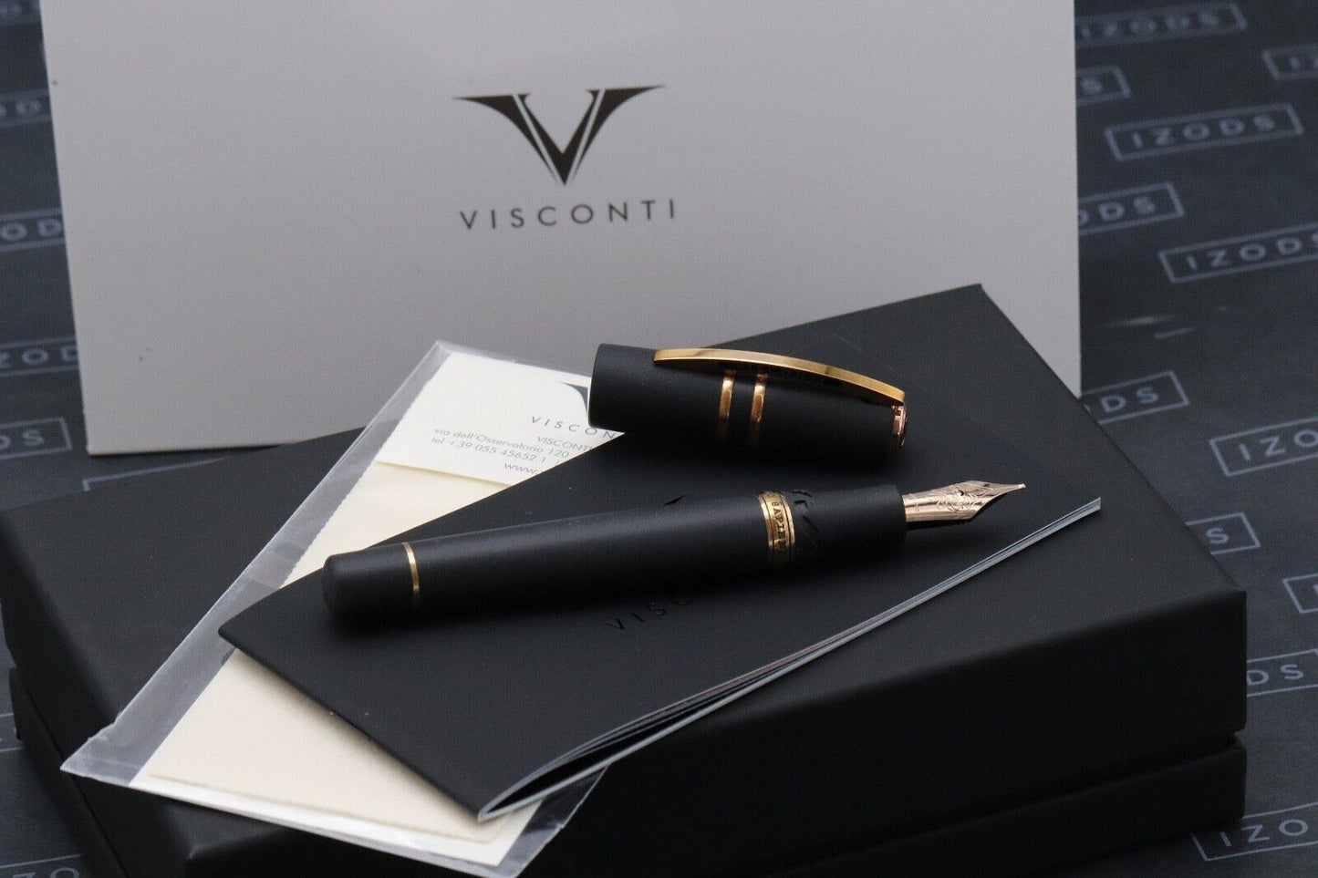 Visconti Homo Sapiens Bronze Age Fountain Pen - UNUSED - 18k Broad Nib image 0