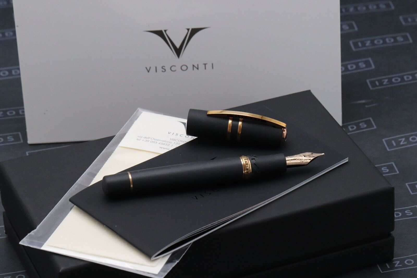 Visconti Homo Sapiens Bronze Age Fountain Pen - UNUSED - 18k Broad Nib image 0