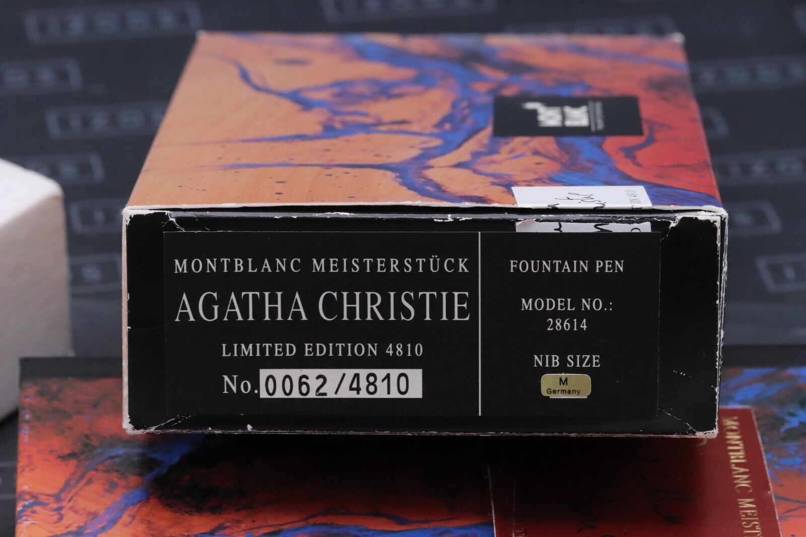 Montblanc Writers Edition Agatha Christie Vermeil Fountain Pen - 0062/4810 image 8