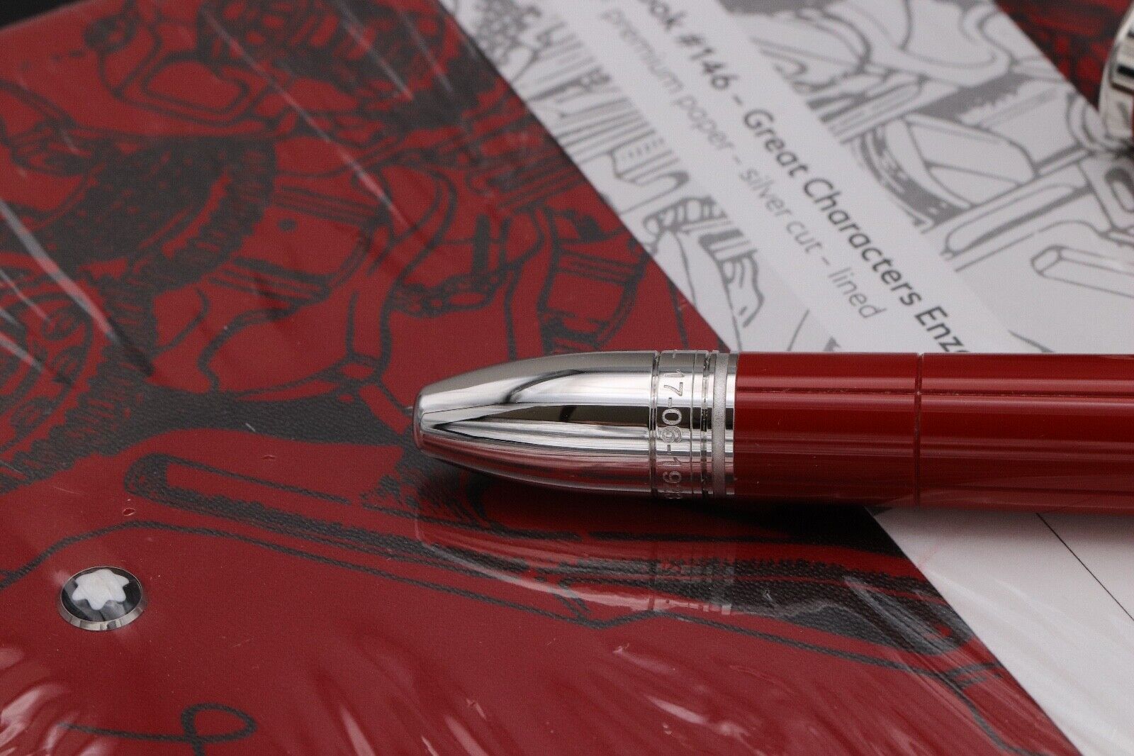 Montblanc Great Characters Enzo Ferrari SE Rollerball Pen and Notebook image 3