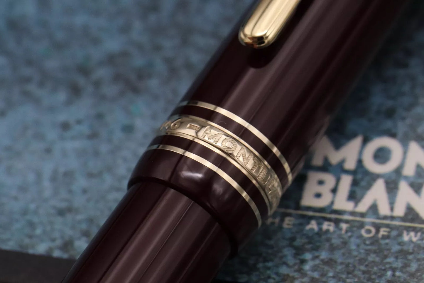 Montblanc Meisterstuck 146 LeGrand Bordeaux Fountain Pen - 1991-92 - OM Nib image 5