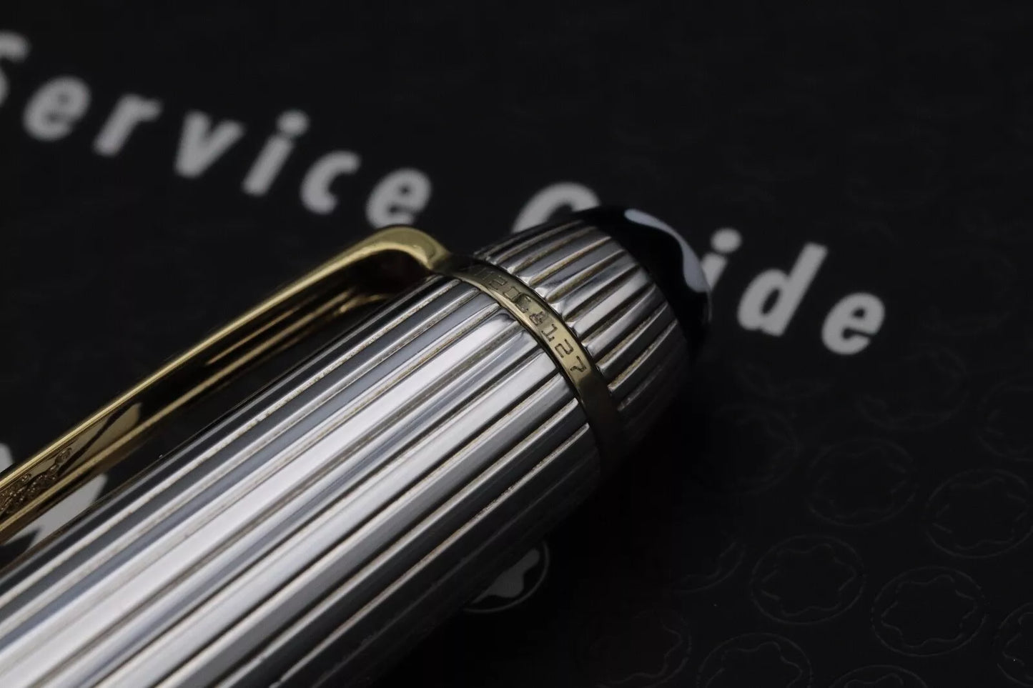 Montblanc Meisterstück 114 Mozart Pinstripe Doue Fountain Pen Presentation Set image 6