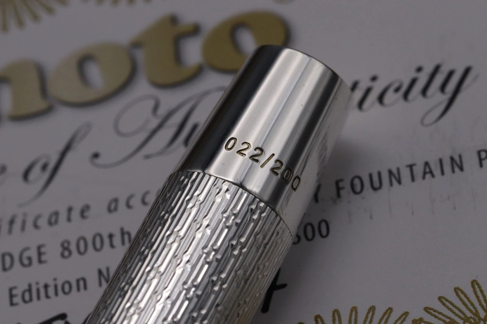 Onoto University of Cambridge Silver Prototype Limited Edition Fountain Pen image 13