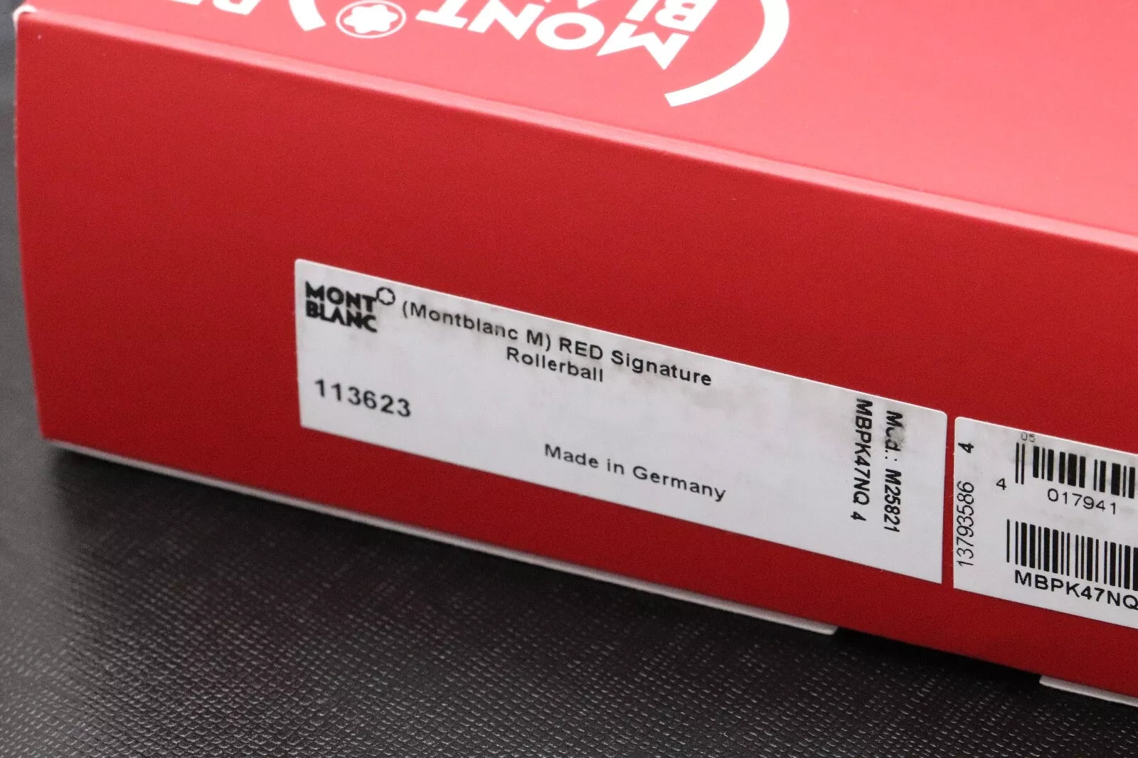 Montblanc M Marc Newson RED Signature Rollerball Pen image 7